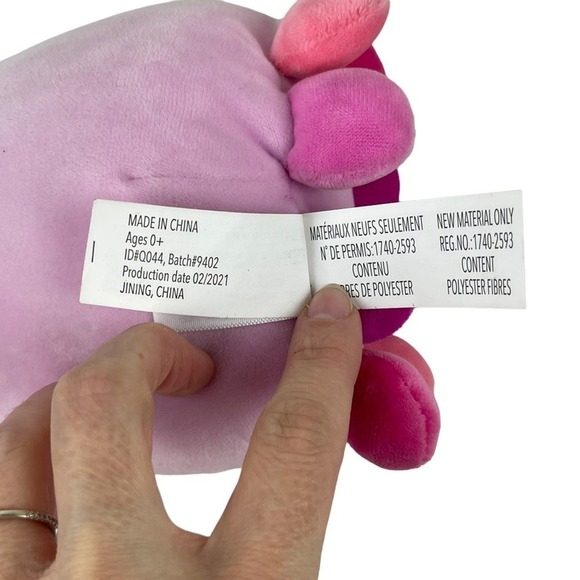 Squishmallows Davina The Octopus Sleepy Eye Plush Toy Pink 5" Octicorn Unicorn - Picture 9 of 14
